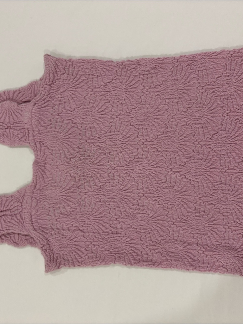 Free People Pink Textured Tank Top